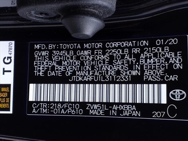 used 2020 Toyota Prius car, priced at $23,500