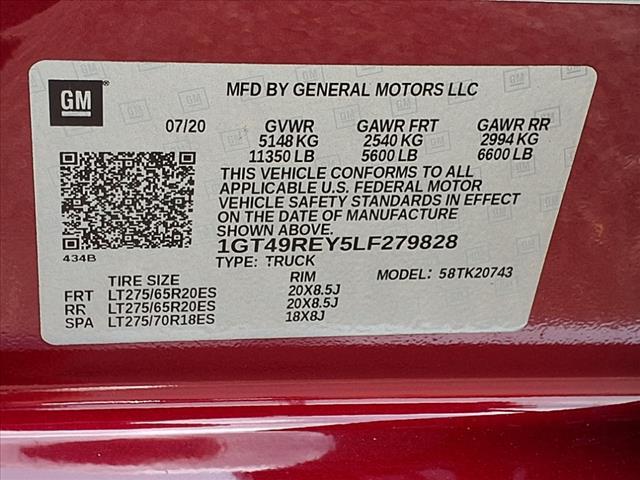used 2020 GMC Sierra 2500 car, priced at $56,750