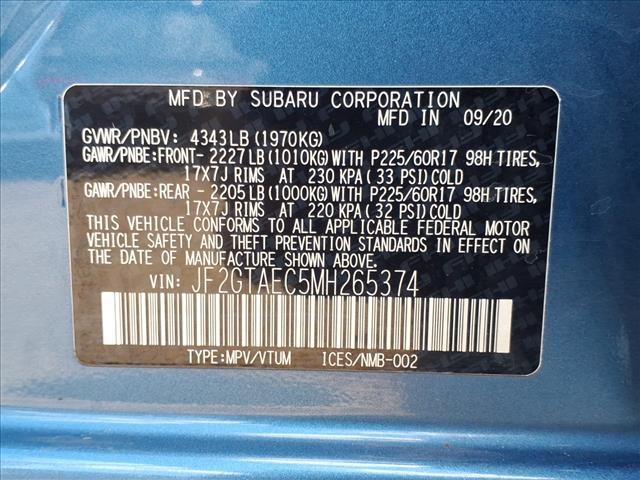 used 2021 Subaru Crosstrek car, priced at $19,950