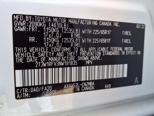 used 2022 Toyota RAV4 car, priced at $31,950