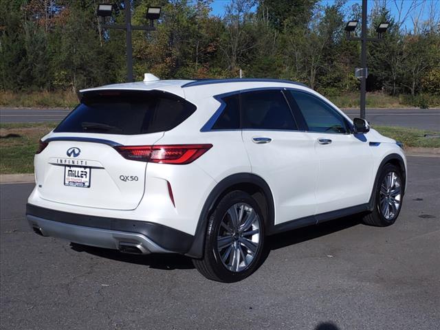 used 2021 INFINITI QX50 car, priced at $29,455