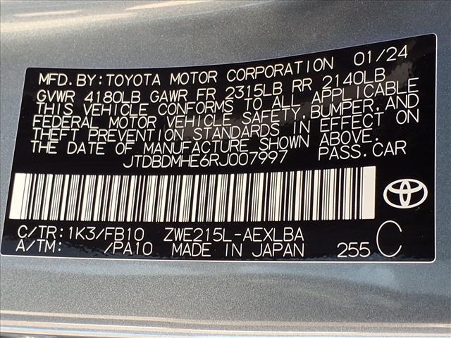 used 2024 Toyota Corolla Hybrid car, priced at $25,450