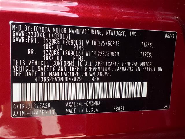used 2021 Toyota RAV4 Hybrid car, priced at $33,450