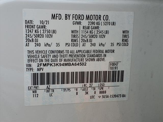used 2021 Ford Edge car, priced at $19,250