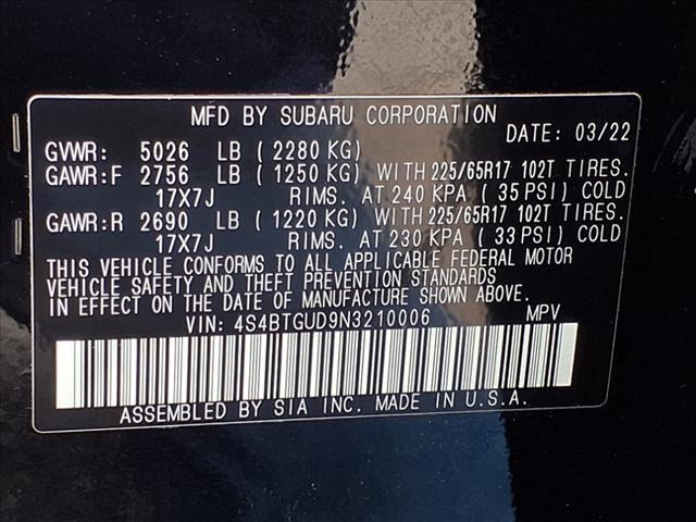 used 2022 Subaru Outback car, priced at $29,000