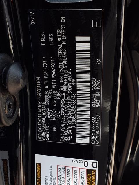 used 2019 Toyota 4Runner car, priced at $39,980