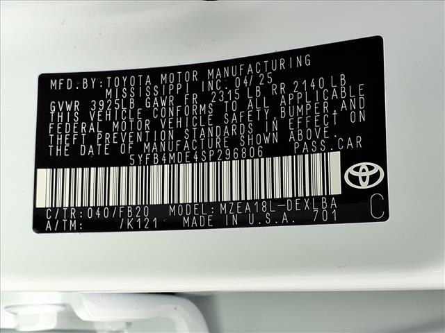 used 2025 Toyota Corolla car, priced at $23,950