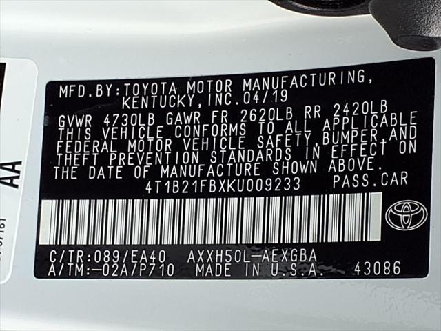 used 2019 Toyota Avalon Hybrid car, priced at $26,500