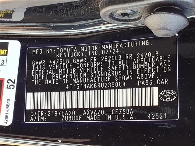 used 2024 Toyota Camry car, priced at $25,995