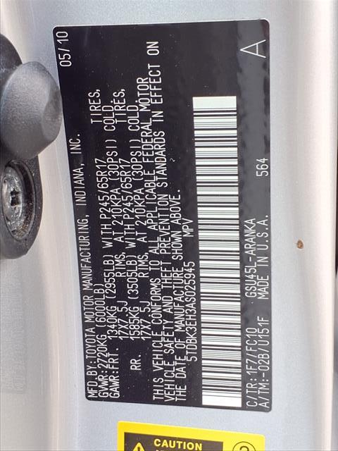 used 2010 Toyota Highlander car, priced at $9,984