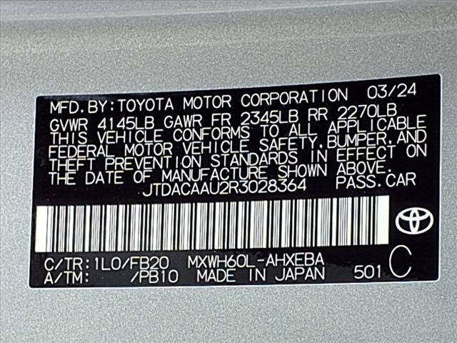 used 2024 Toyota Prius car, priced at $28,950