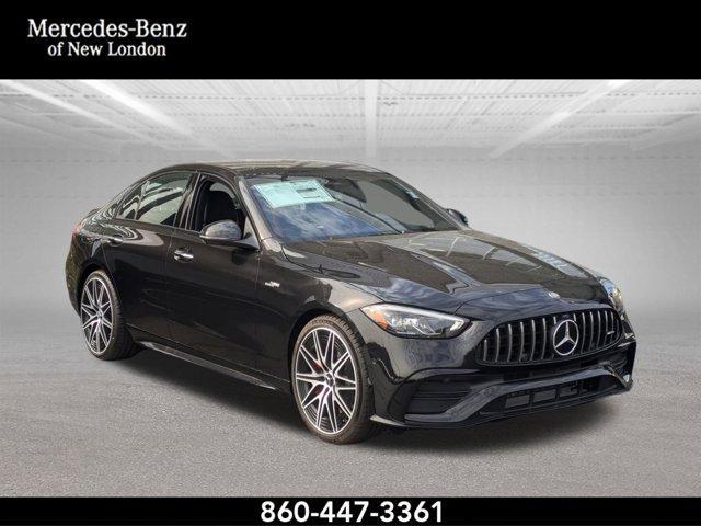 new 2025 Mercedes-Benz AMG C 43 car, priced at $72,340