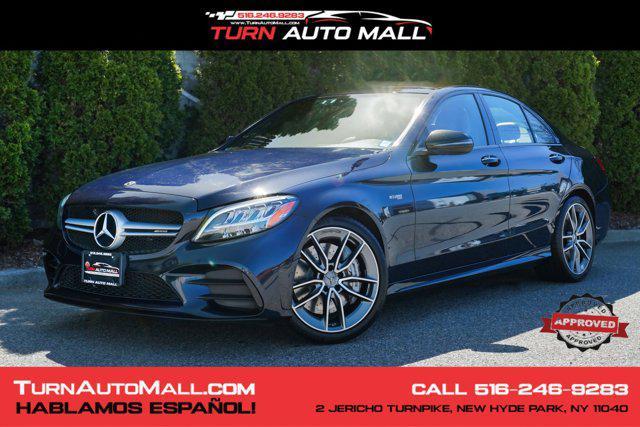 used 2020 Mercedes-Benz AMG C 43 car, priced at $28,526