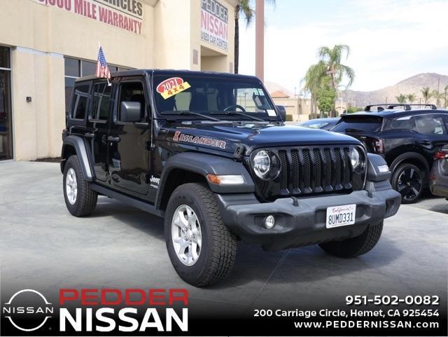 used 2021 Jeep Wrangler Unlimited car, priced at $32,995