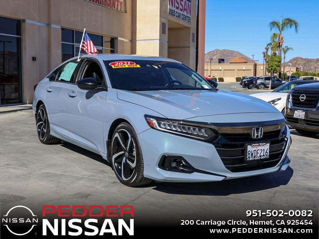 used 2021 Honda Accord car, priced at $21,295