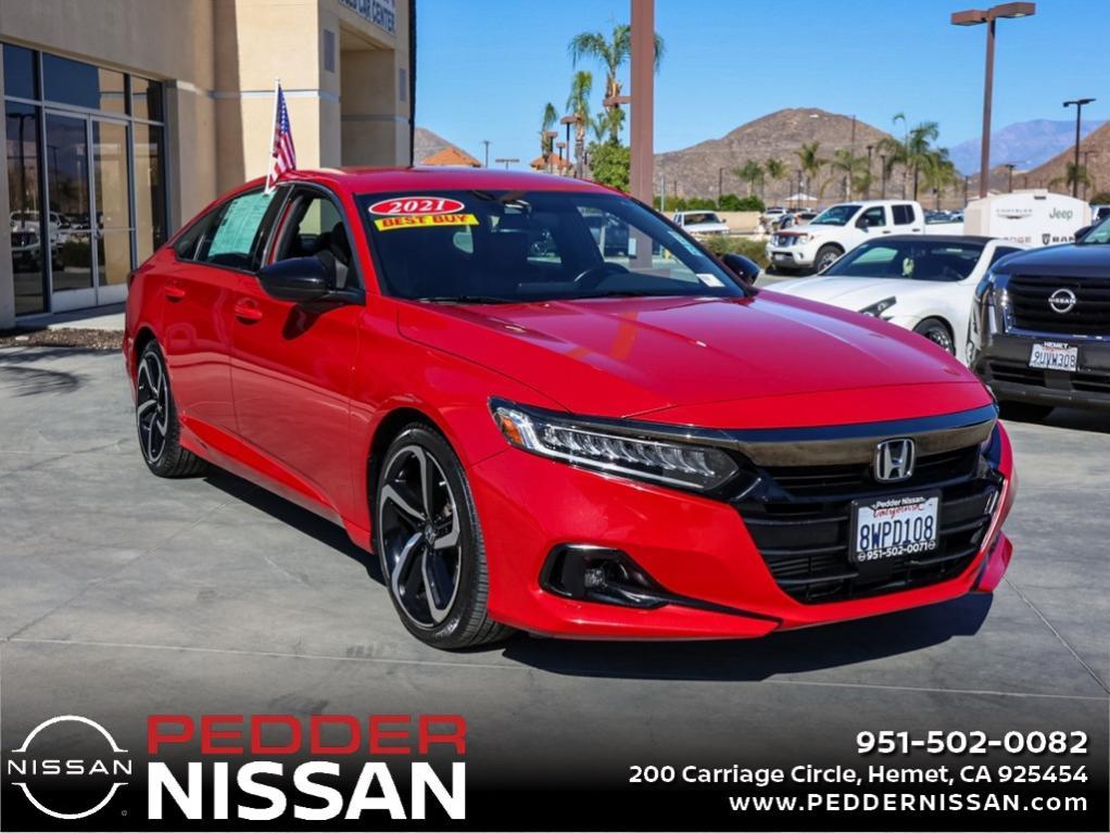 used 2021 Honda Accord car, priced at $24,395