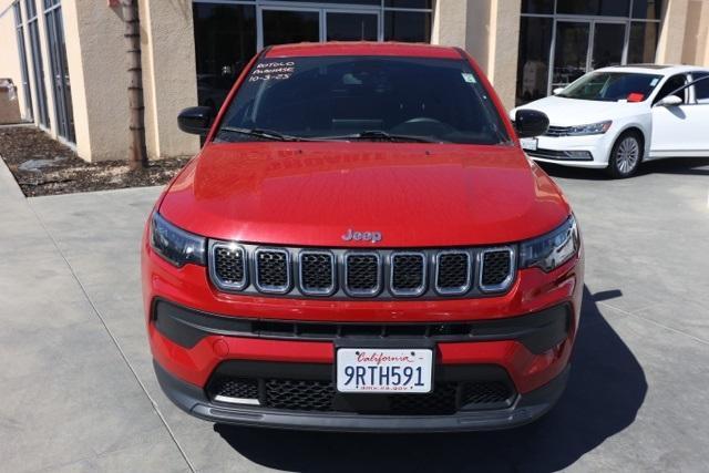 used 2023 Jeep Compass car, priced at $18,595