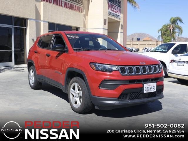 used 2023 Jeep Compass car, priced at $18,595