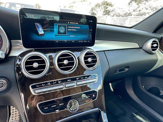 used 2020 Mercedes-Benz C-Class car, priced at $22,500