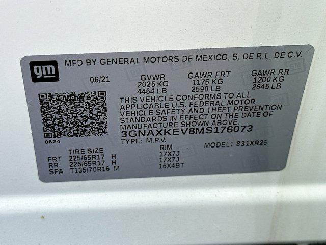 used 2021 Chevrolet Equinox car, priced at $19,997