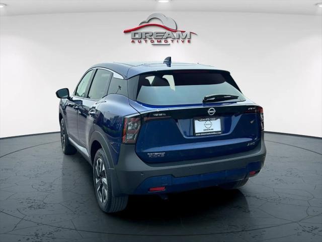 new 2025 Nissan Kicks car, priced at $25,355