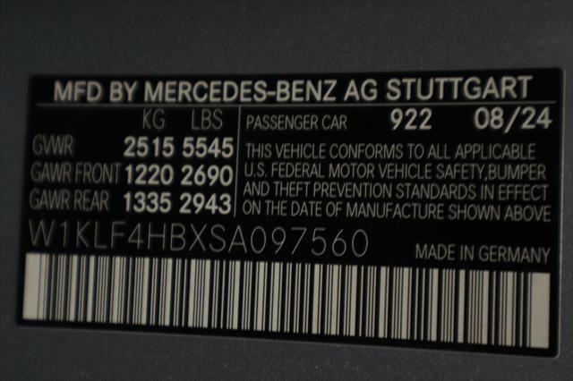 new 2025 Mercedes-Benz E-Class car, priced at $70,415