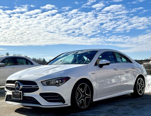 used 2021 Mercedes-Benz AMG CLA 35 car, priced at $38,060