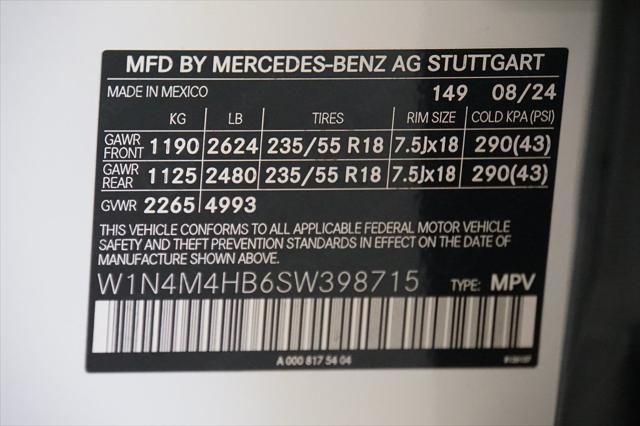 new 2025 Mercedes-Benz GLB 250 car, priced at $49,595