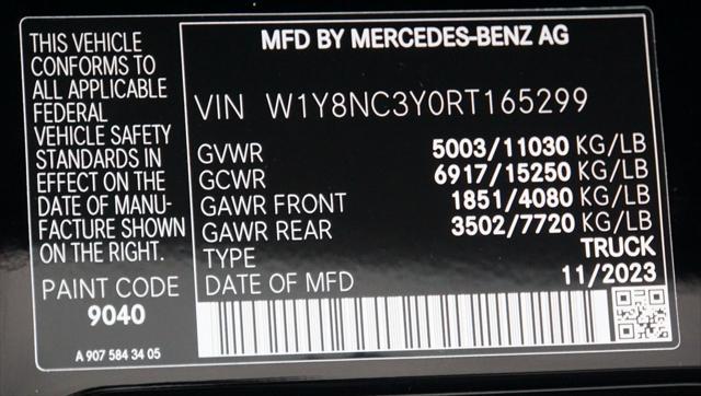 new 2024 Mercedes-Benz Sprinter 3500XD car, priced at $77,076