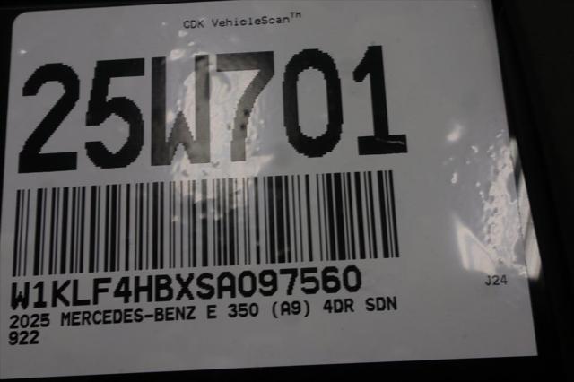 used 2025 Mercedes-Benz E-Class car, priced at $62,945