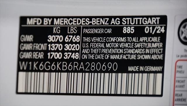 new 2024 Mercedes-Benz S-Class car, priced at $145,325