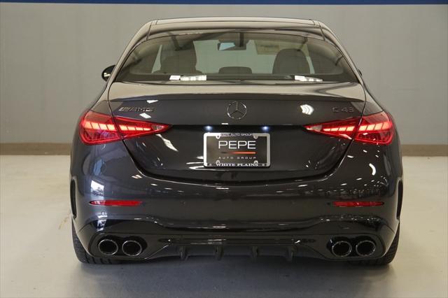 new 2025 Mercedes-Benz AMG C 43 car, priced at $74,095