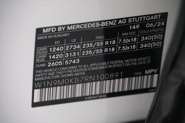 new 2024 Mercedes-Benz EQB 300 car, priced at $62,910