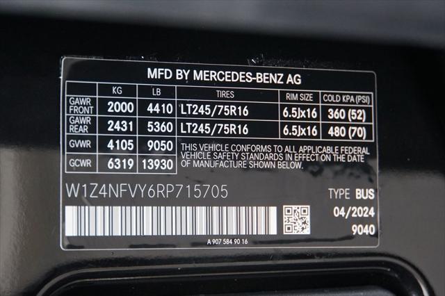 new 2024 Mercedes-Benz Sprinter 2500 car, priced at $83,229