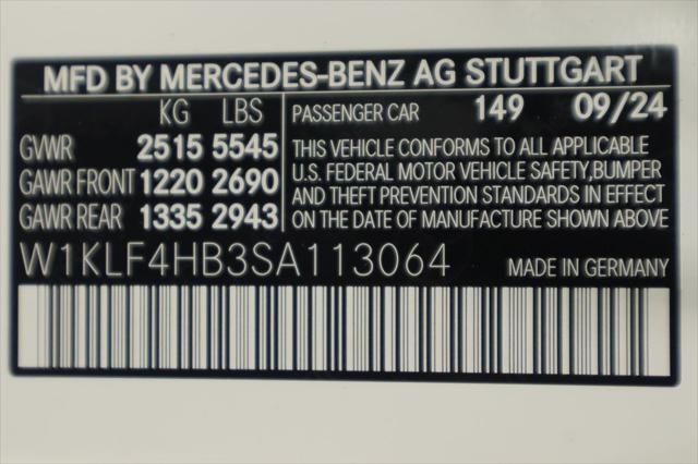 new 2025 Mercedes-Benz E-Class car, priced at $73,245