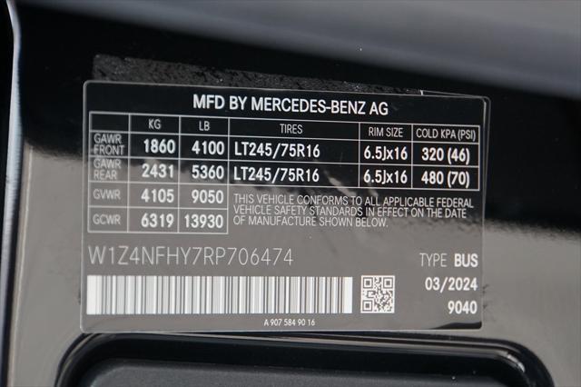 new 2024 Mercedes-Benz Sprinter 2500 car, priced at $73,075