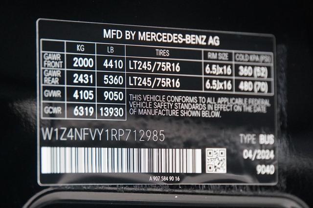 new 2024 Mercedes-Benz Sprinter 2500 car, priced at $83,229