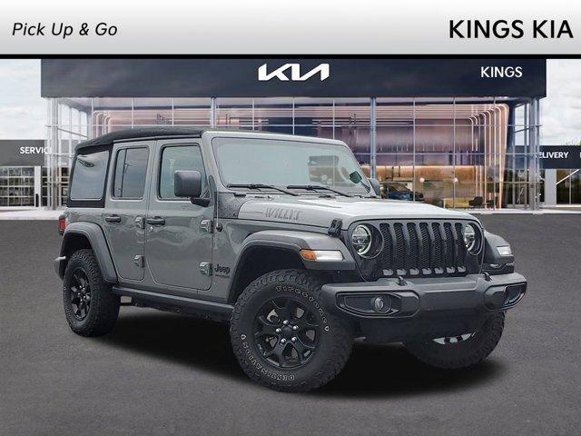 used 2021 Jeep Wrangler Unlimited car, priced at $32,571