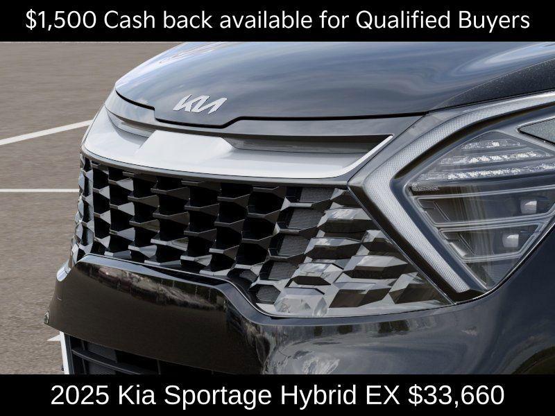 new 2025 Kia Sportage Hybrid car, priced at $33,660