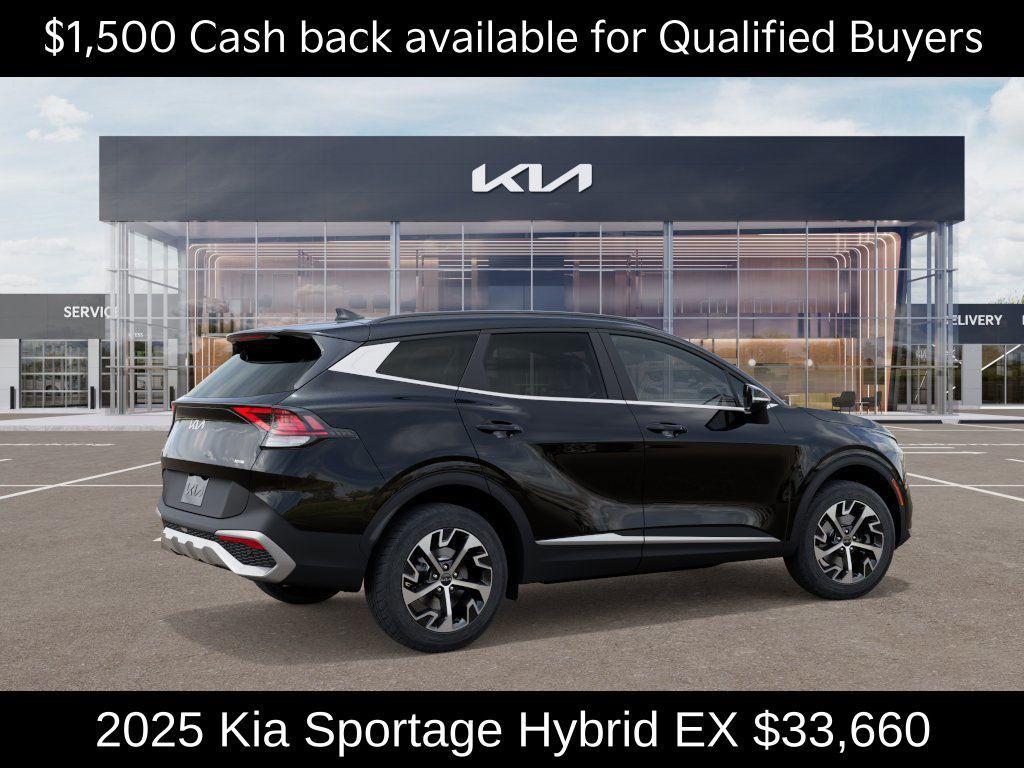 new 2025 Kia Sportage Hybrid car, priced at $33,660