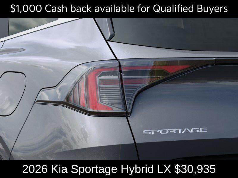 new 2026 Kia Sportage Hybrid car, priced at $30,935