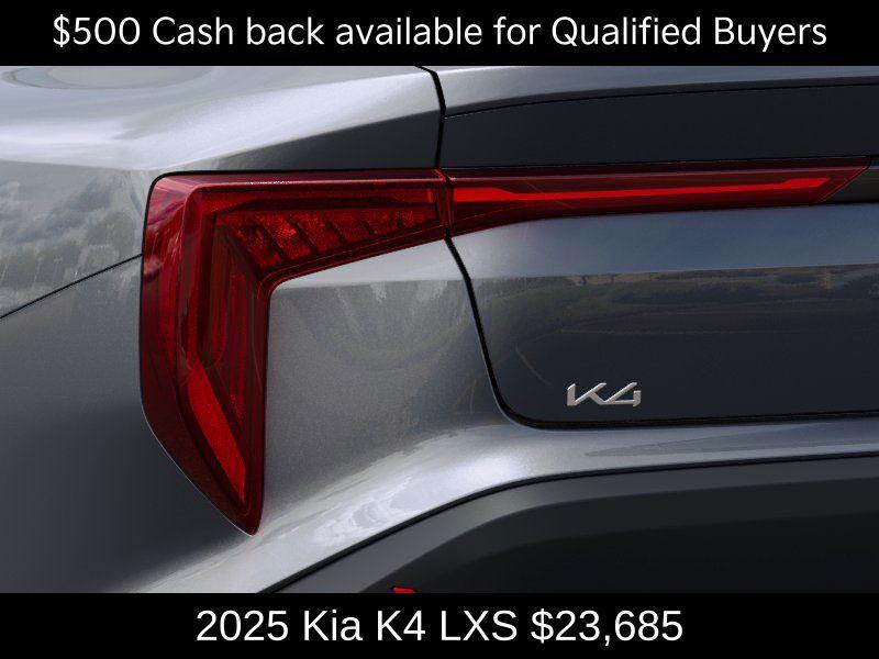 new 2025 Kia K4 car, priced at $23,685