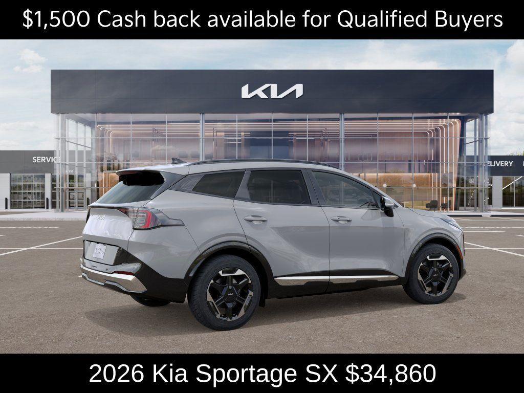 new 2026 Kia Sportage car, priced at $34,860