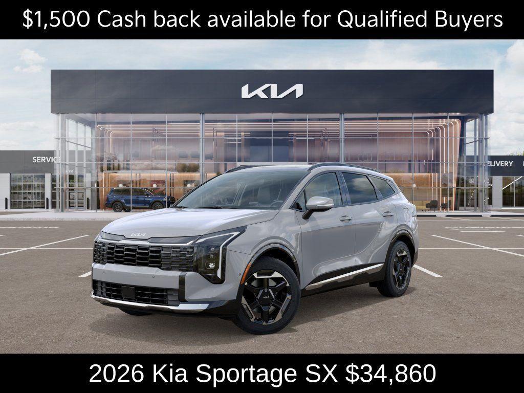 new 2026 Kia Sportage car, priced at $34,860