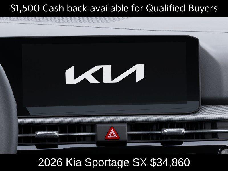new 2026 Kia Sportage car, priced at $34,860