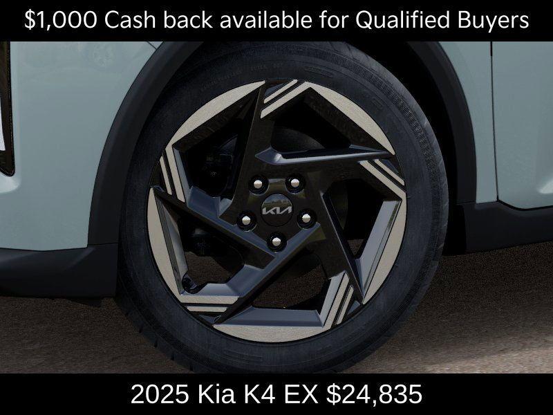 new 2025 Kia K4 car, priced at $24,835