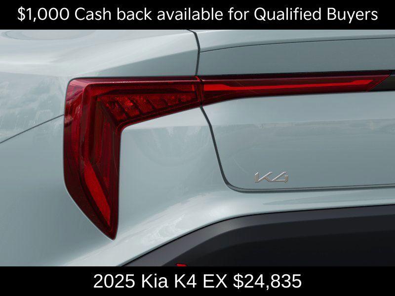 new 2025 Kia K4 car, priced at $24,835