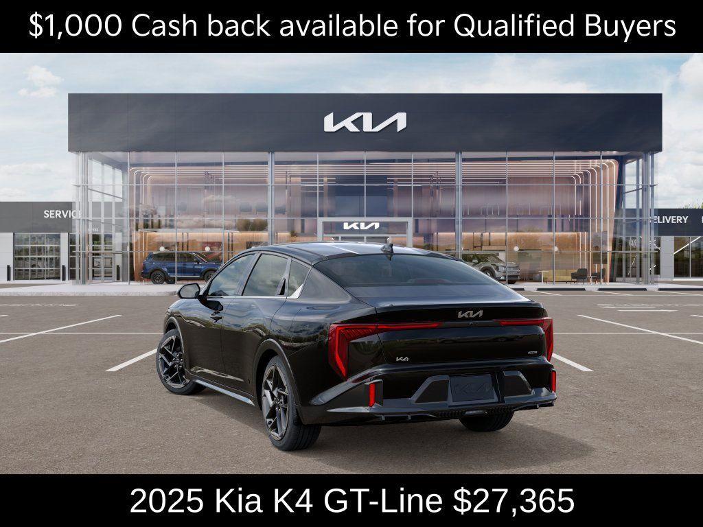 new 2025 Kia K4 car, priced at $27,365
