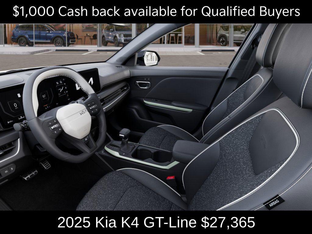 new 2025 Kia K4 car, priced at $27,365