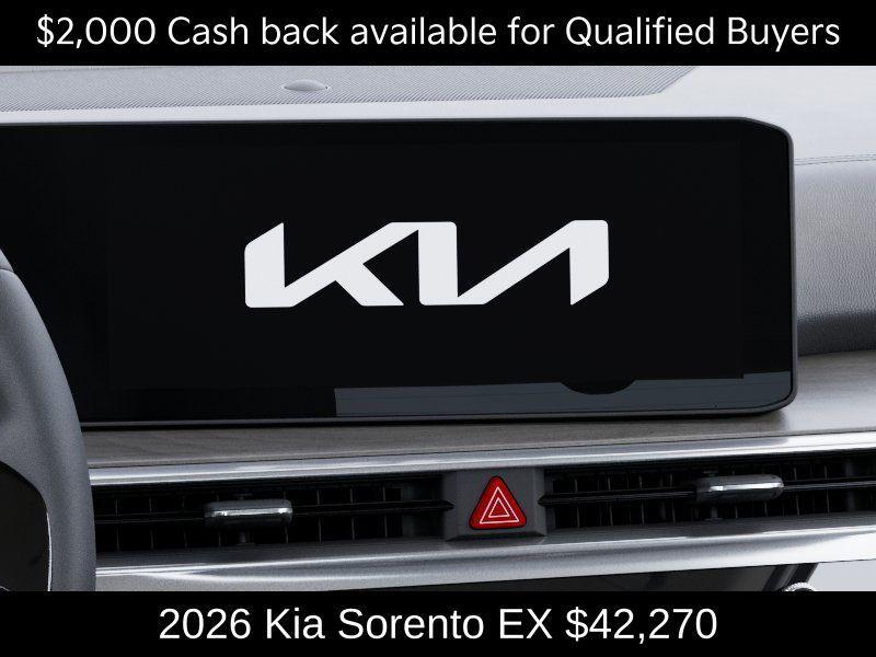 new 2026 Kia Sorento car, priced at $42,270